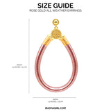 BuDhaGirl | Rose Gold All Weather Earrings