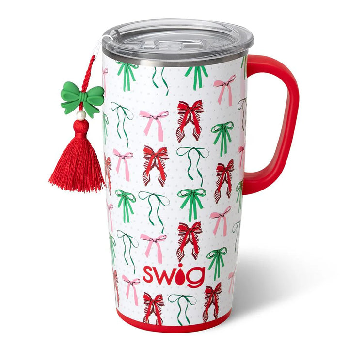 Swig Life | Ribbons and Bows 22oz Travel Mug