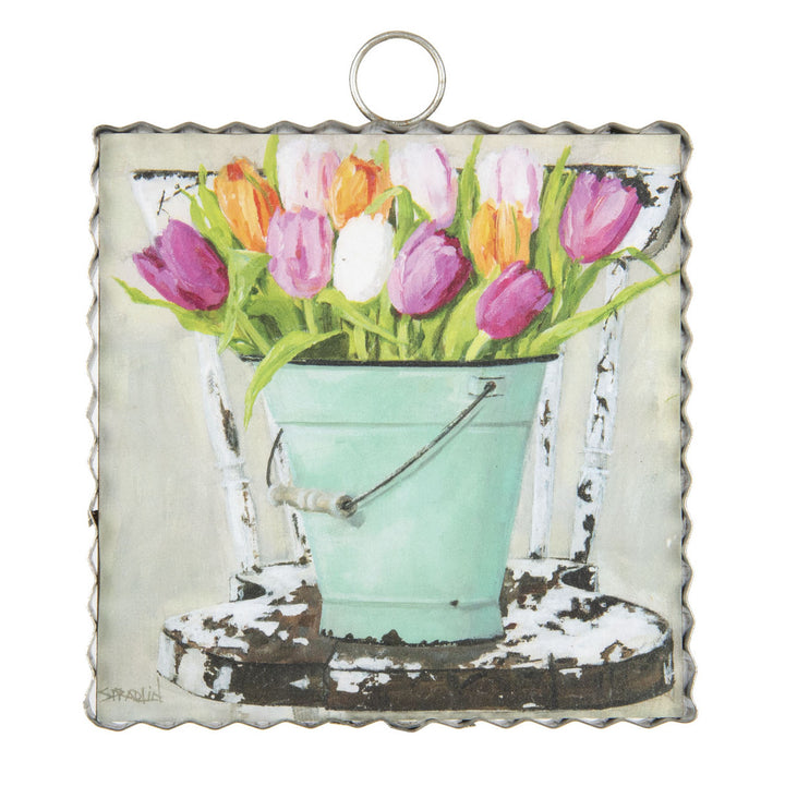 The Round Top Collection | Mini Gallery Bucket Of Tulips