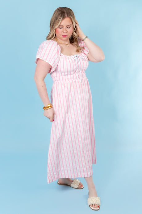 The Colors of Spring Midi Dress (Final Sale)