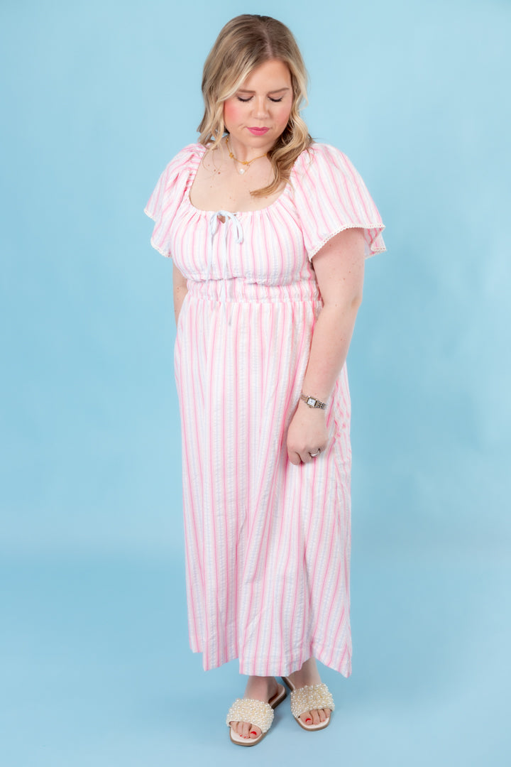 The Colors of Spring Midi Dress (Final Sale)