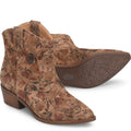Sofft Shoe | Cambridge Boots in Brown (Floral)