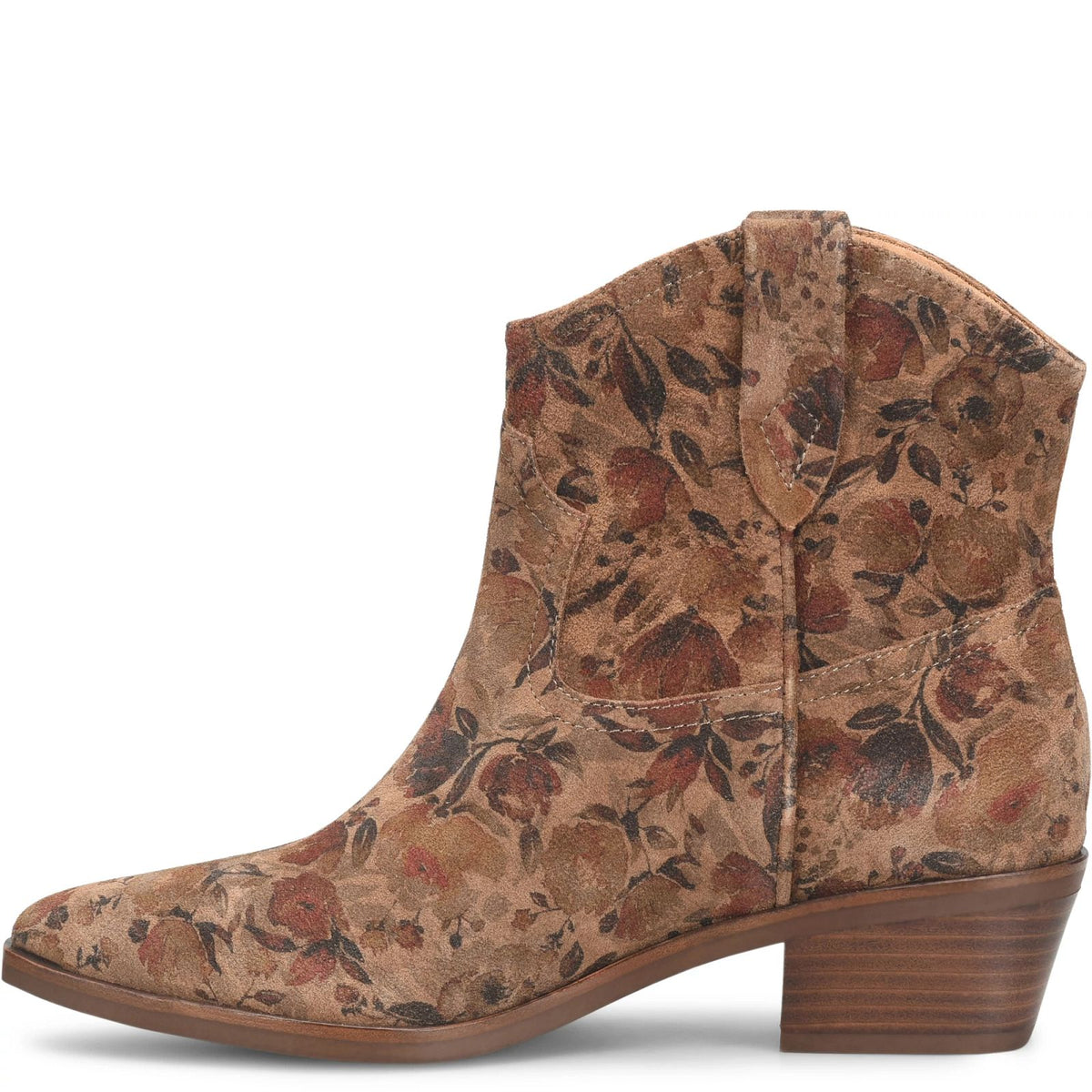Sofft Shoe | Cambridge Boots in Brown (Floral)