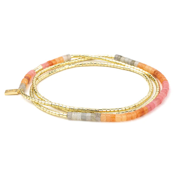 Scout | Ombre Stone Wrap - Sunset/Gold