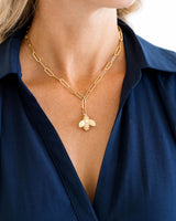Susan Shaw | Honey Bee Paperclip Necklace