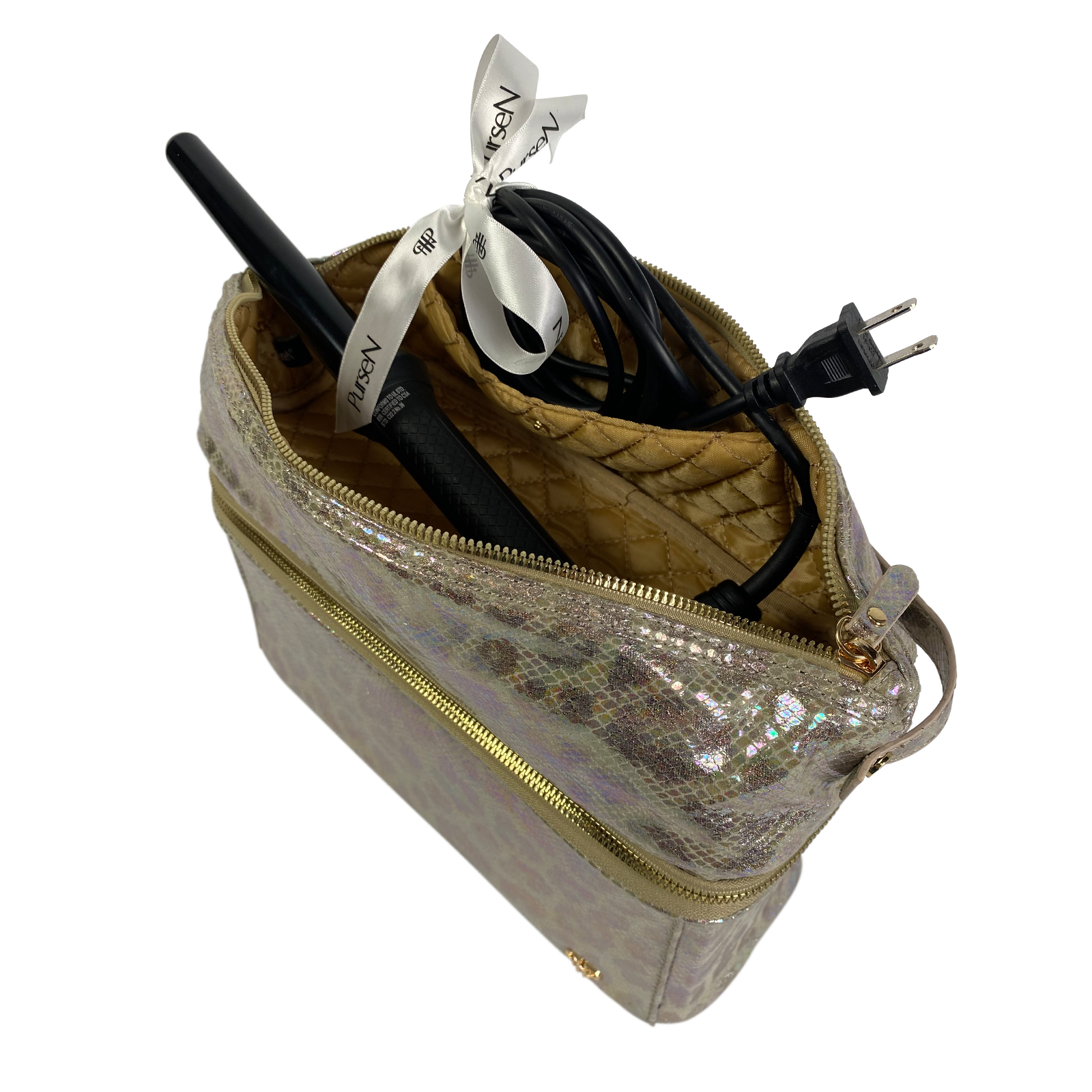 PurseN | Stylist Travel Bag - Glimmer Leopard