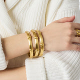 Julie Vos | Sahara Bangle in Gold