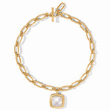Julie Vos | Sahara Statement Necklace in Iridescent Clear Crystal