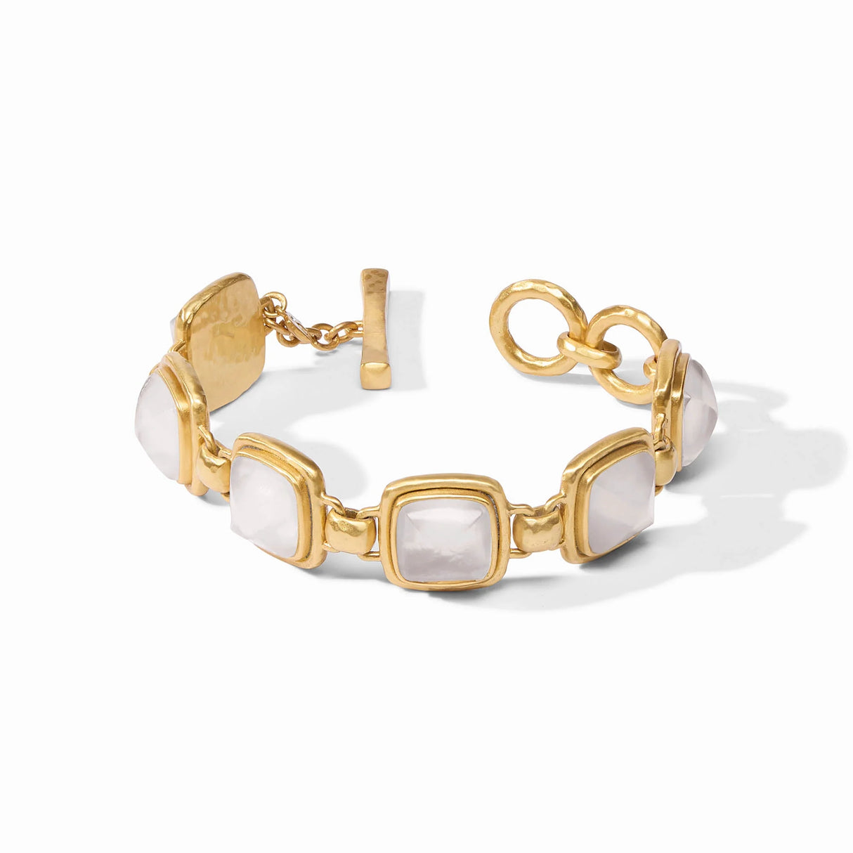 Julie Vos | Sahara Stone Bracelet in Iridescent Clear Crystal