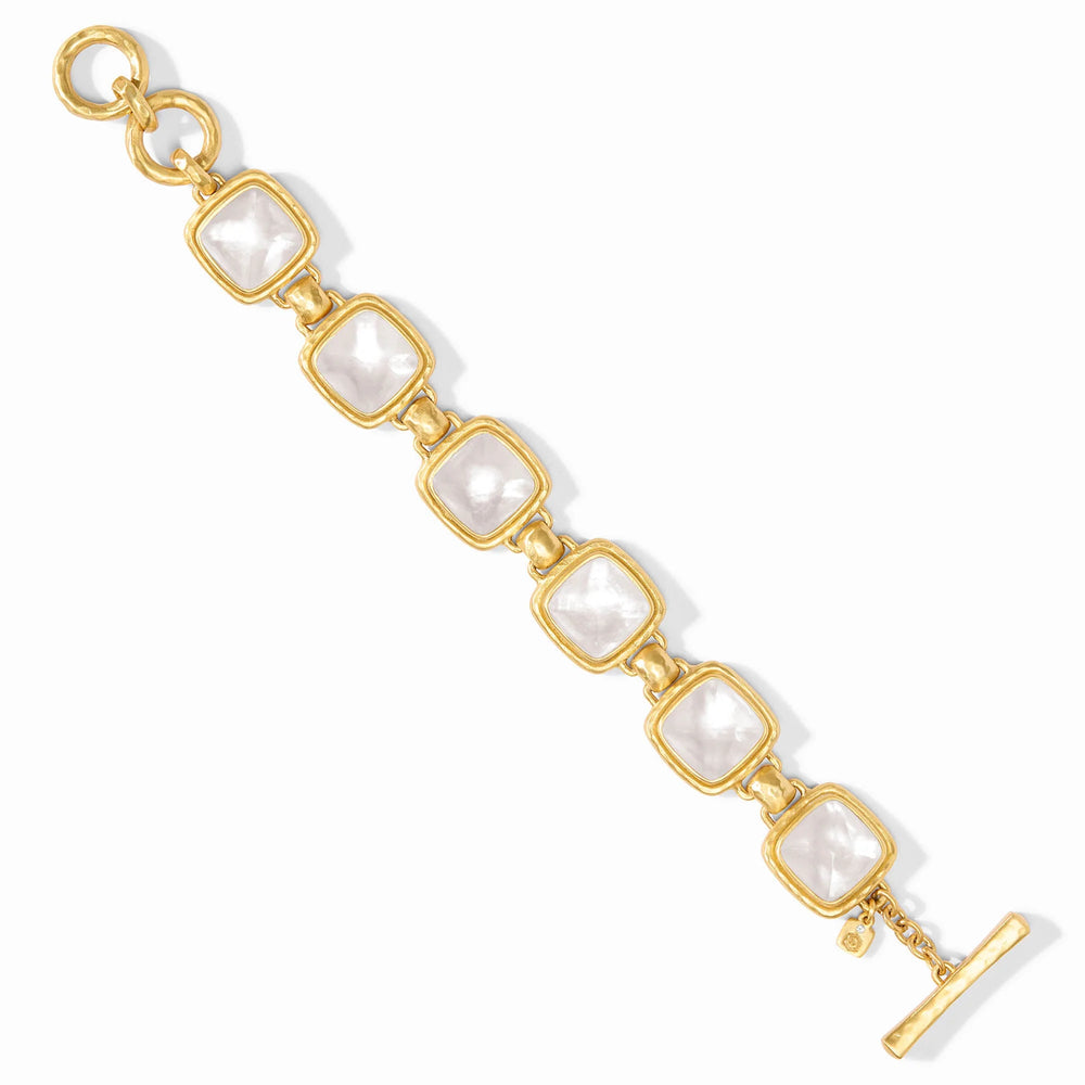 Julie Vos | Sahara Stone Bracelet in Iridescent Clear Crystal