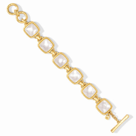 Julie Vos | Sahara Stone Bracelet in Iridescent Clear Crystal