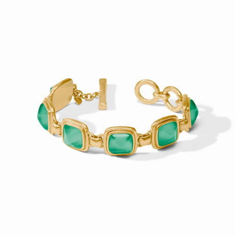 Julie Vos | Sahara Stone Bracelet - Iridescent Emerald Green