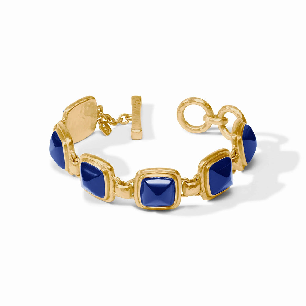 Julie Vos | Sahara Stone Bracelet in Iridescent Sapphire Blue
