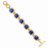 Julie Vos | Sahara Stone Bracelet in Iridescent Sapphire Blue