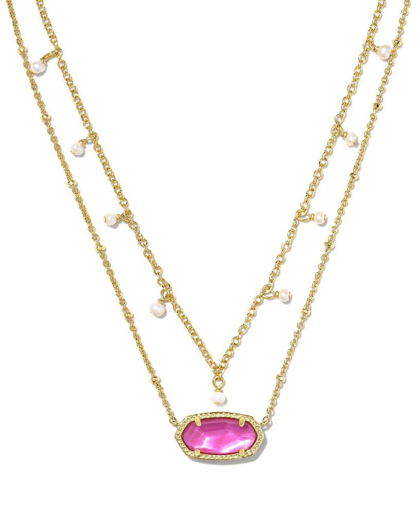 Kendra Scott | Elisa Gold Pearl Multi Strand Necklace