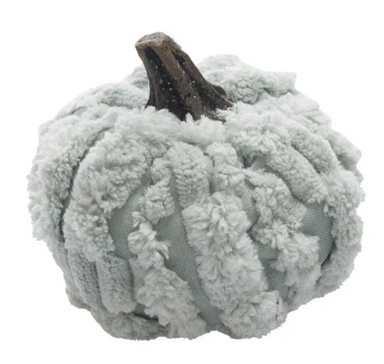 Mini Plush Velvet Neutral Pumpkins