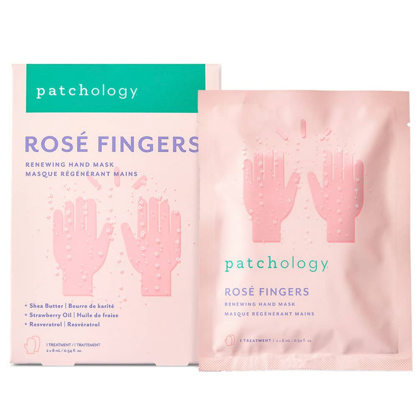 Patchology | Rosé Fingers Hand Mask