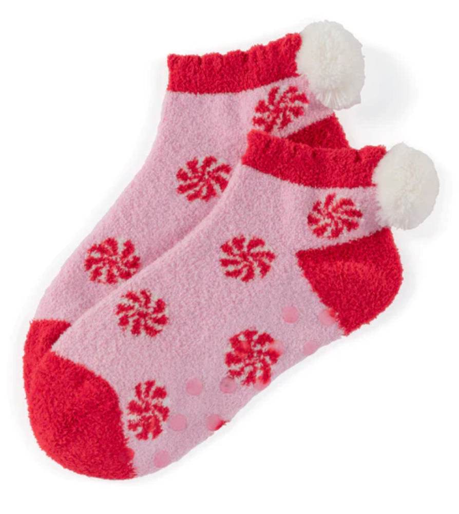 Shiraleah | Pink Peppermint Socks