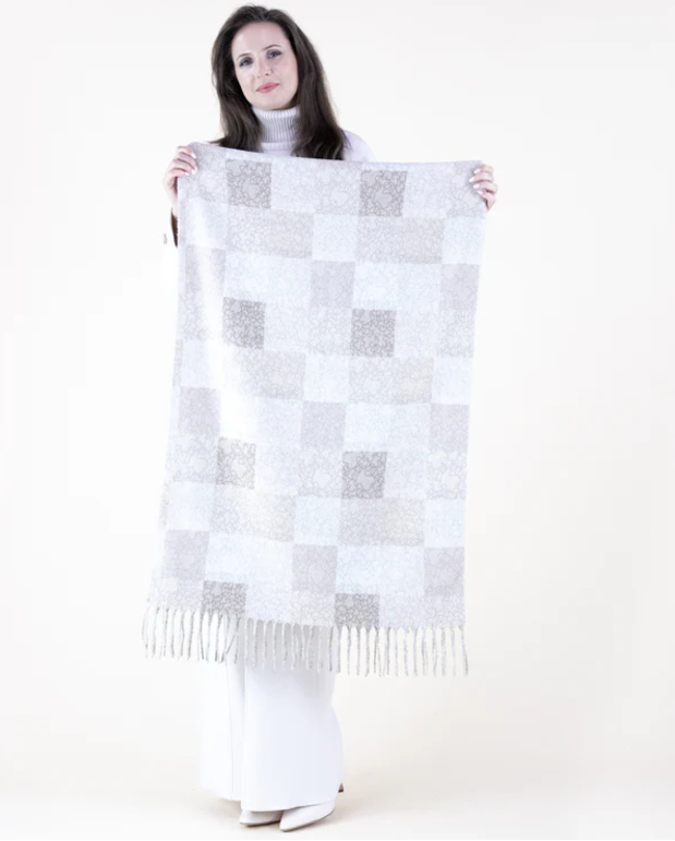 Original USA | Monochromatic Squares Scarf