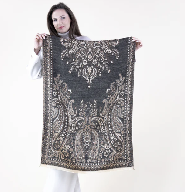 Original USA | Baroque Floral Paisley Scarf