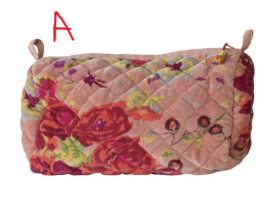 Zip Pouch w/ Interior Pockets & Coating