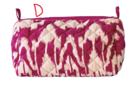 Zip Pouch w/ Interior Pockets & Coating