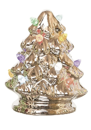 Mini Ceramic Light-Up Christmas Trees