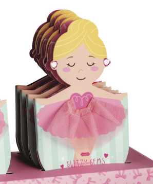 Mudpie | Ballerina Glitzy Gems Sticker Earrings