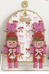 Mudpie | Holiday Beaded Earrings
