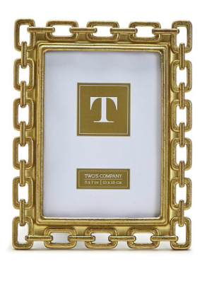 Two's Company | Gold Chain Photo Frame