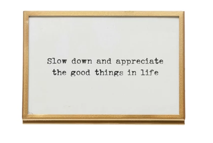 Frame with Easel and Saying - 3 Styles