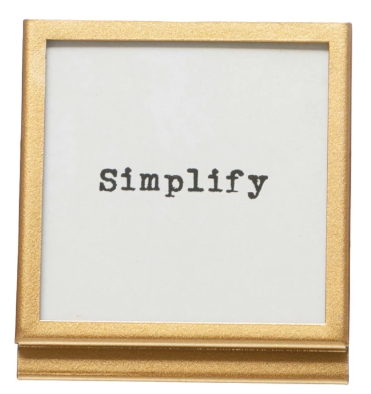 Frame with Easel and Saying - 4 Styles