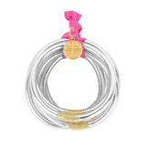 BuDhaGirl | Silver All Weather Bangles®  - Serenity Prayer
