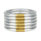 BuDhaGirl | Silver All Weather Bangles®  - Serenity Prayer