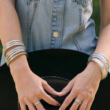 BuDhaGirl | Aura Twist All Weather Bangle - Silver