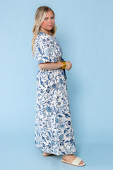 Spartina | Meghan Midi Dress Hamilton Floral Block