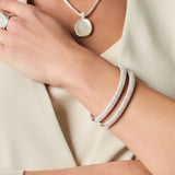 Julie Vos | Stardust Hinge Bangle - Silver
