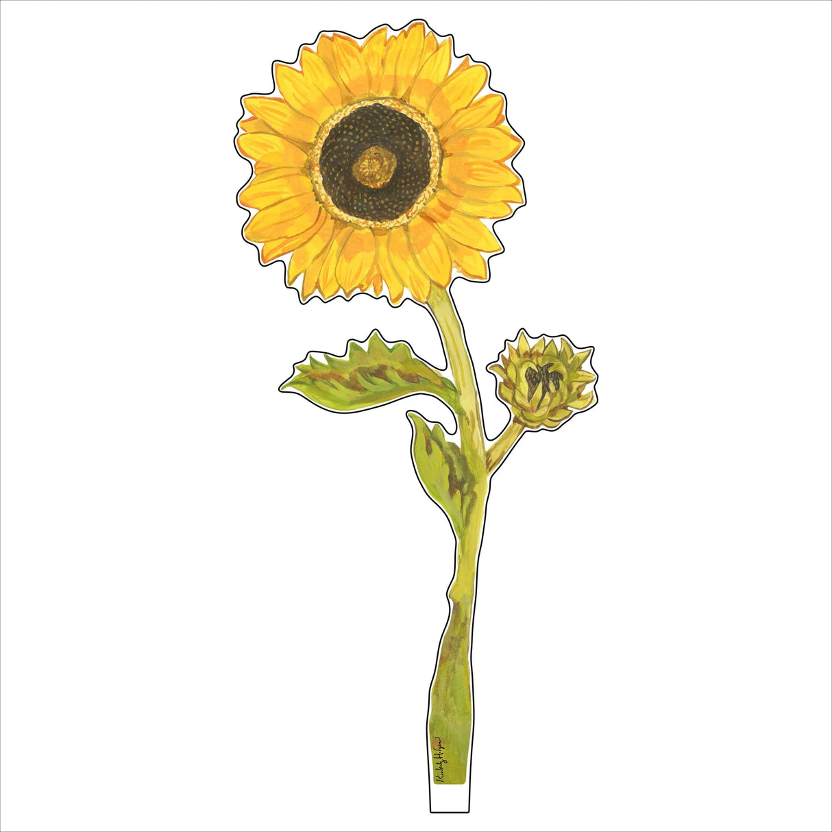 Kimberly Hodges Art | Sunflower Large Acrylic Flower