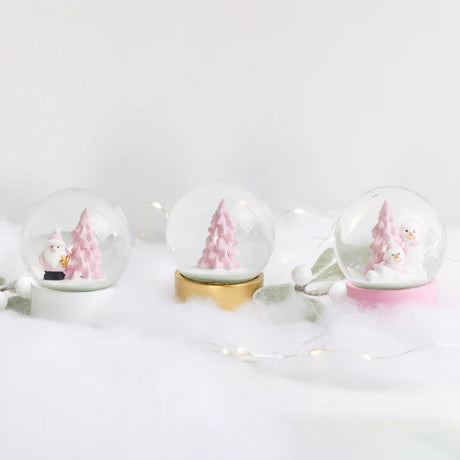 Mini Pastel Christmas Snowglobe