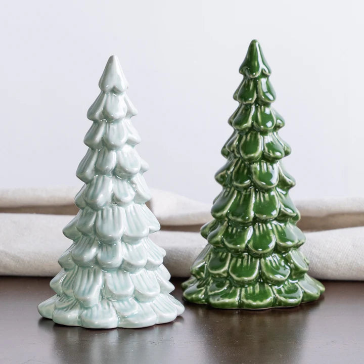 Medium Ceramic Iridescent Tree Decor