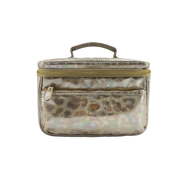 PurseN | Classic Train Case - Glimmer Leopard