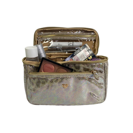 PurseN | Classic Train Case - Glimmer Leopard