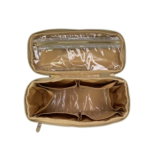 PurseN | Classic Train Case - Glimmer Leopard