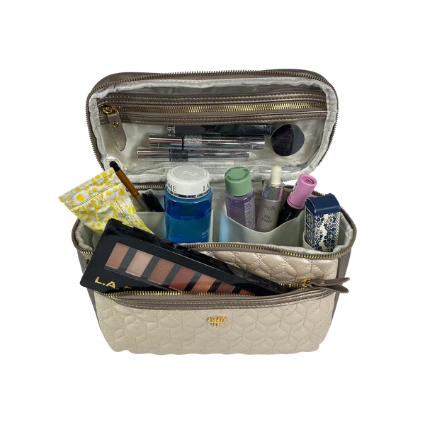 PurseN | Classic Train Case - Natural Luster
