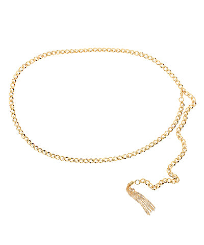 Madison's Exclusive | Brass Chain Belt