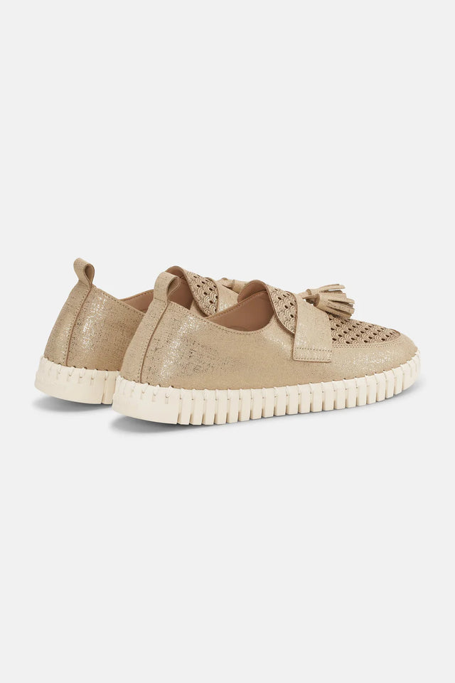 Ilse Jacobsen | Tulip Loafer Tassel - Platin Camel
