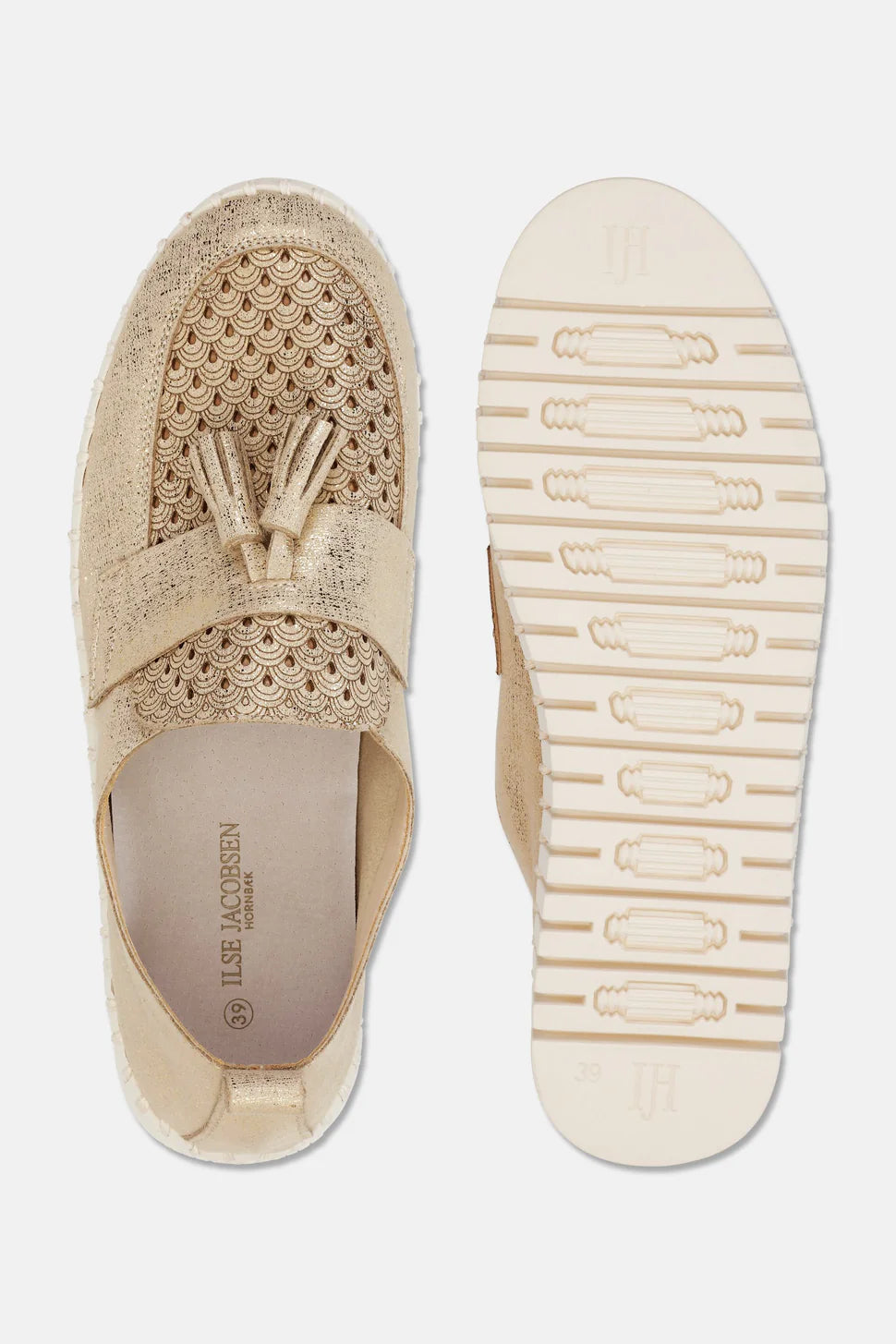 Ilse Jacobsen | Tulip Loafer Tassel - Platin Camel