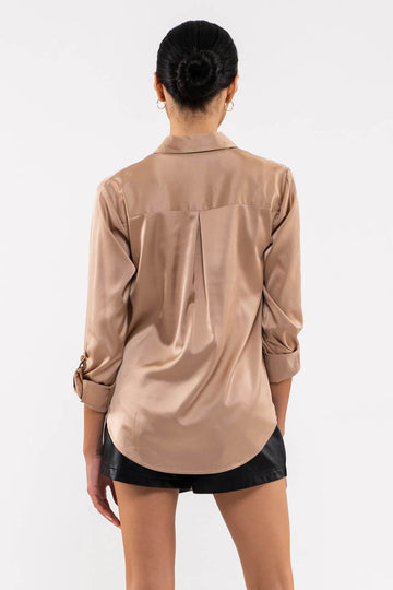 The Adalee Satin Top