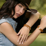 BuDhaGirl | Caramel Three Kings All Weather Bangles (AWB)