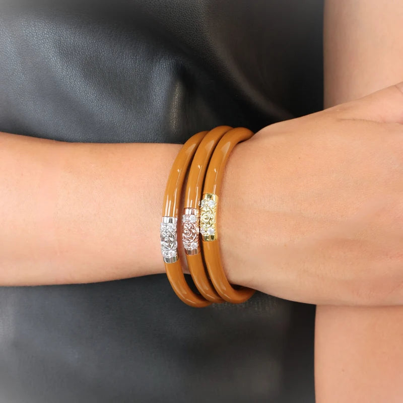 BuDhaGirl | Caramel Three Kings All Weather Bangles (AWB)